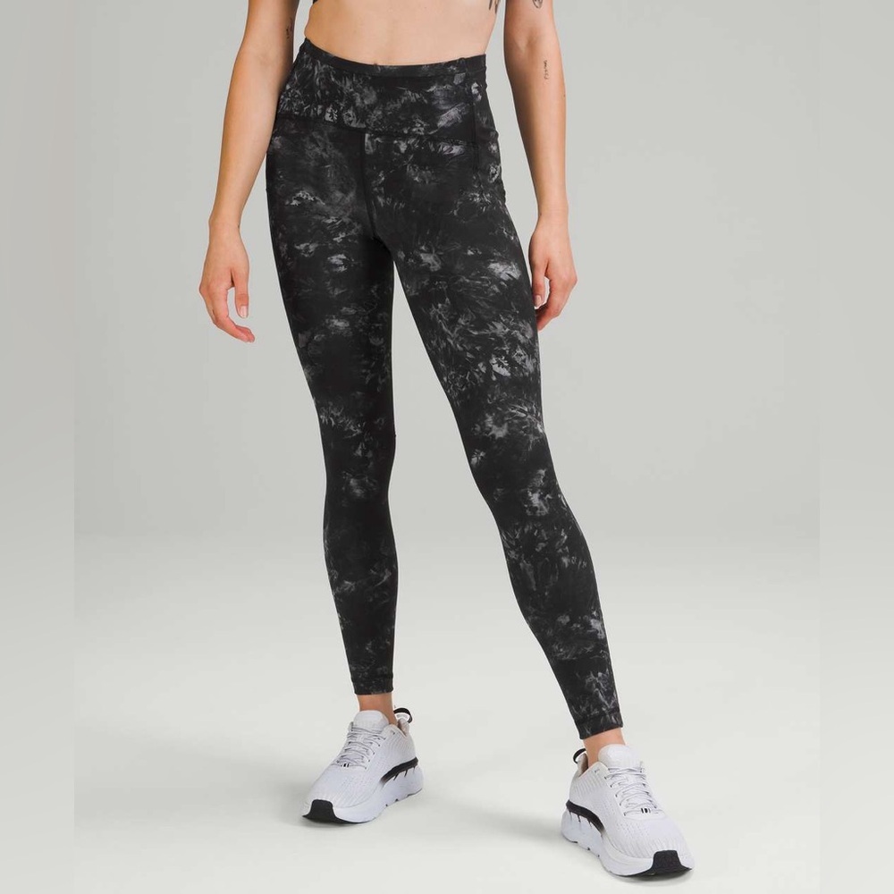 Lululemon Swift Speed High-Rise Tight 28” Aquila Black Multi Size 20